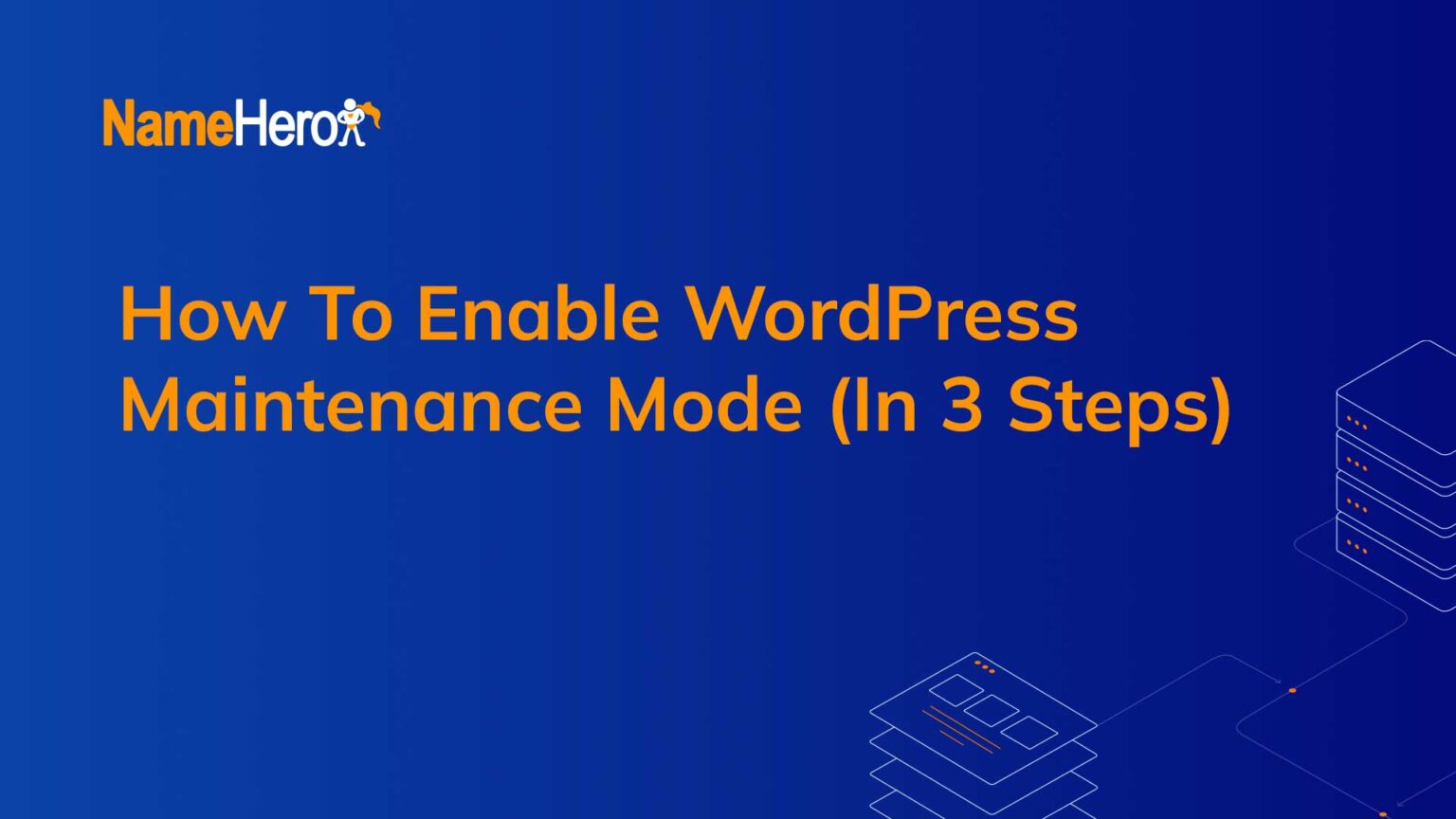 How to Enable WordPress Maintenance Mode (In 3 Steps)