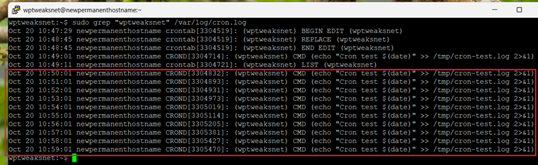 Cron Job Logging