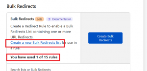 How To Use Cloudflare Bulk Redirects Instead of Page Rules